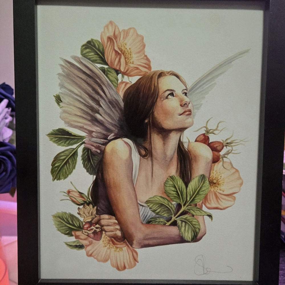 Framed Art Print with Black Frame - Picture 2 of 6